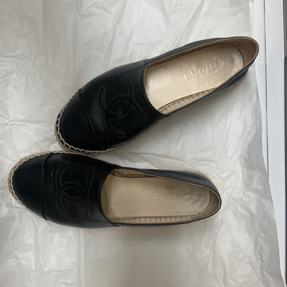 Chanel espadrilles lambskin